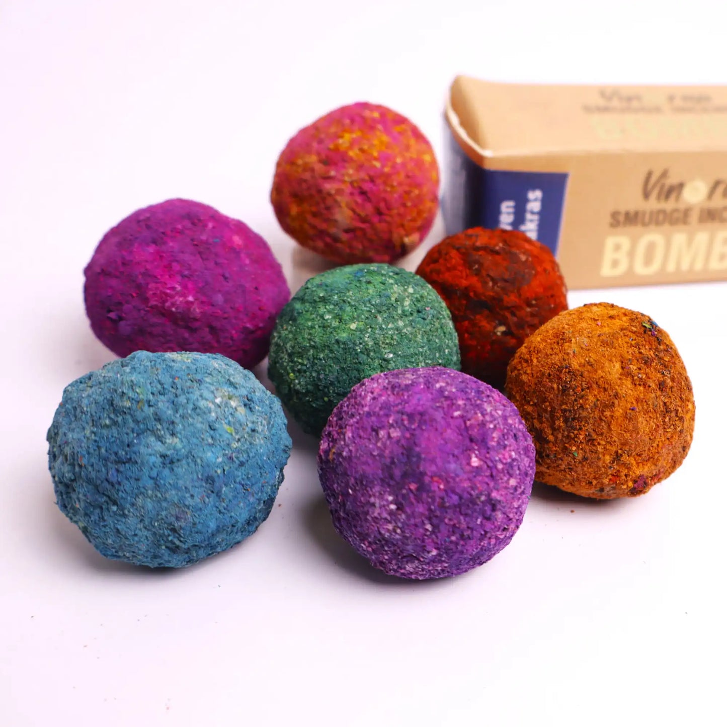 chakra balancing seven incense bombs