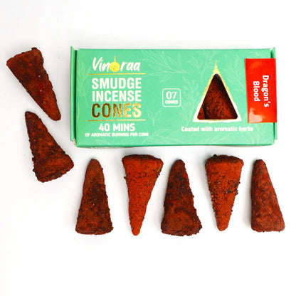 Natural dragon’s blood resin crystal incense cones