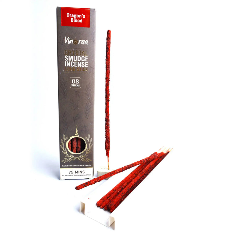 Dragons Blood Crystal Smudge Incense Sticks