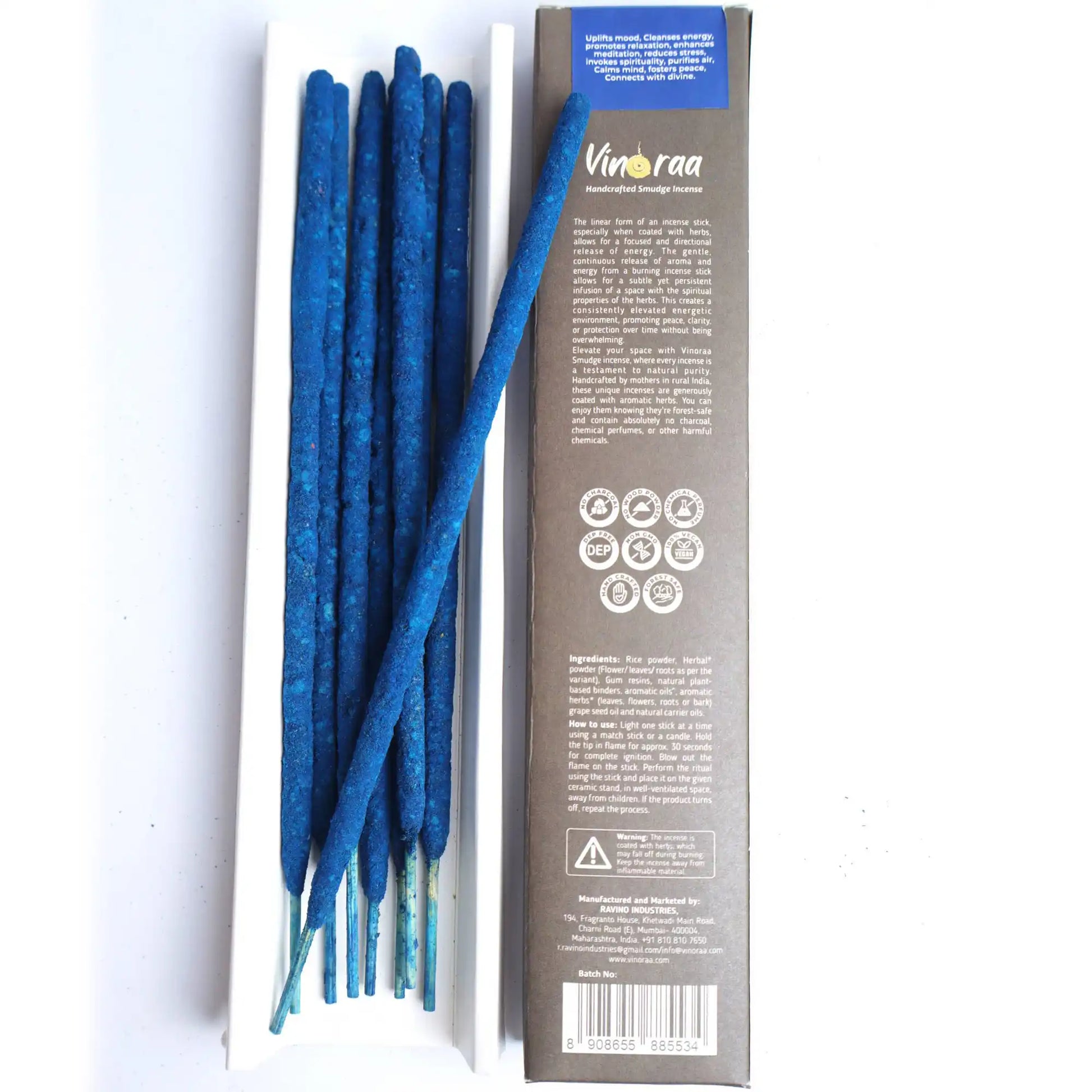 Frankincense smudge incense long sticks for meditation