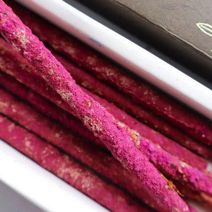 Handcrafted gum damar resin crystal smudge incense sticks