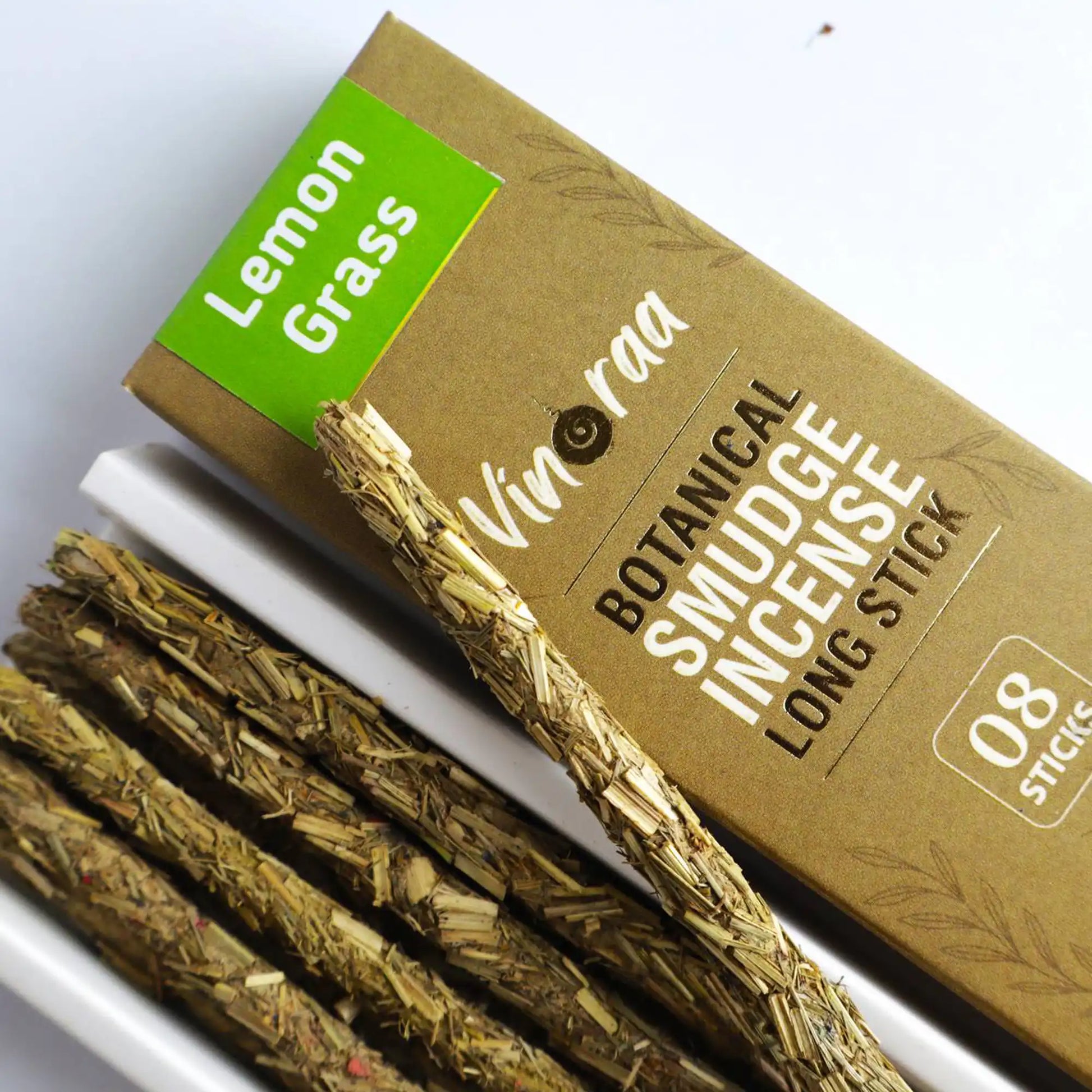 Natural lemongrass botanical smudge incense sticks