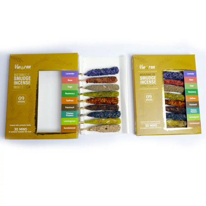 Mini botanical incense sticks for cleansing