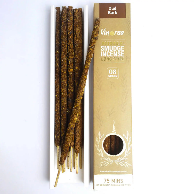 Oud Bark Botanical Smudge Incense Sticks