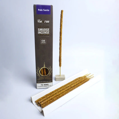 Palo Santo crystal smudge incense long sticks pack of 8