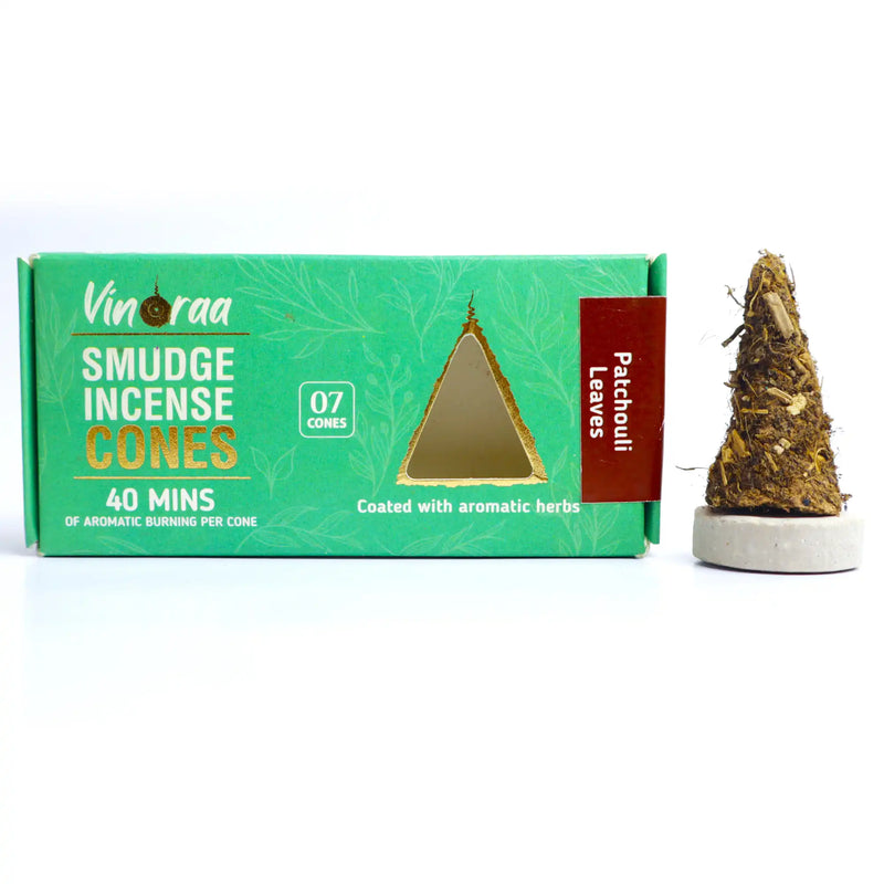 Patchouli Leaves Botanical Smudge Incense Cones