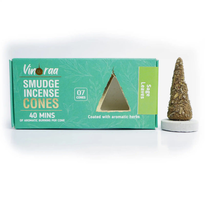 Sage Leaves Botanical Smudge Incense Cones