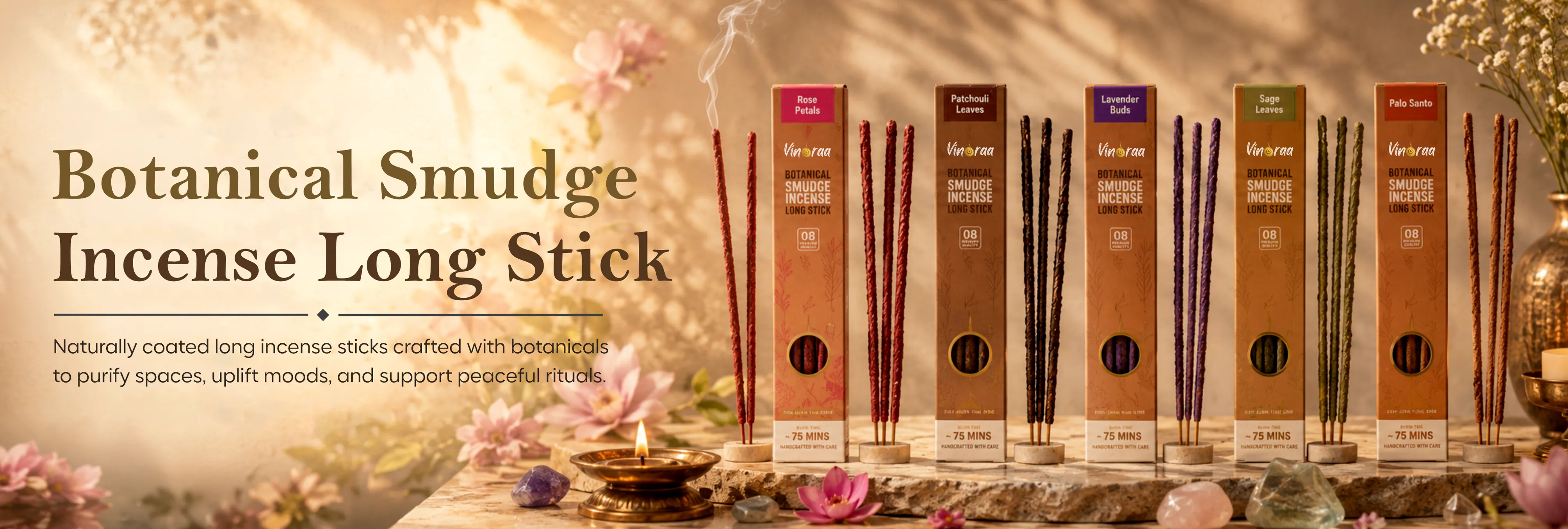Botanical Smudge Incense Long Stick Manufacturers