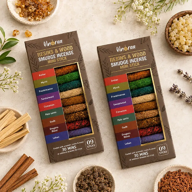 Crystal Smudge Incense Mini Sticks