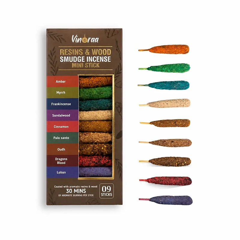 Crystal Smudge Incense Mini Sticks