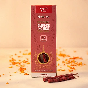 Dragon’s Blood Crystal Smudge Incense Thick Stick