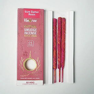 Gum Damar Resin Crystal Smudge Incense Thick Stick