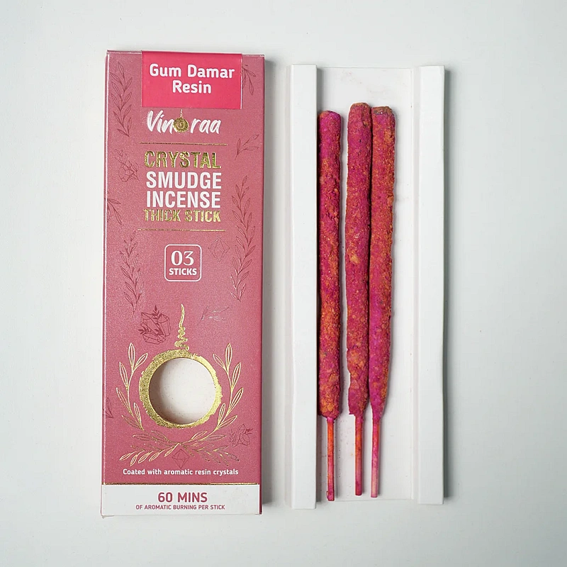Gum Damar Resin Crystal Smudge Incense Thick Stick
