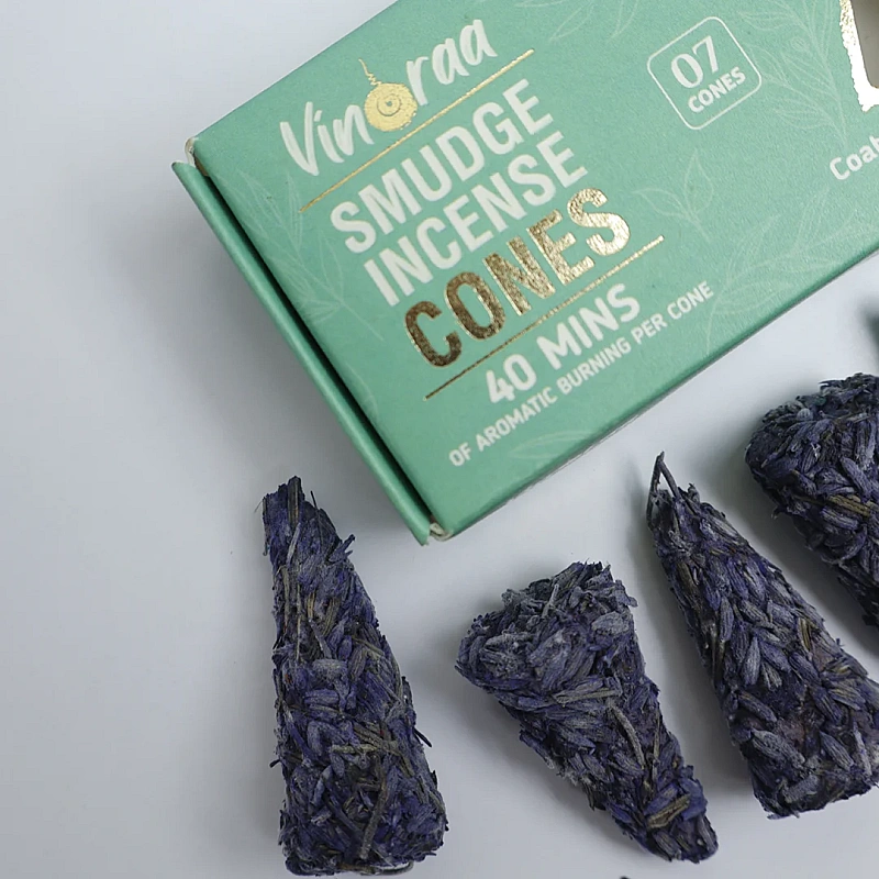 Lavender Smudge Incense Cones
