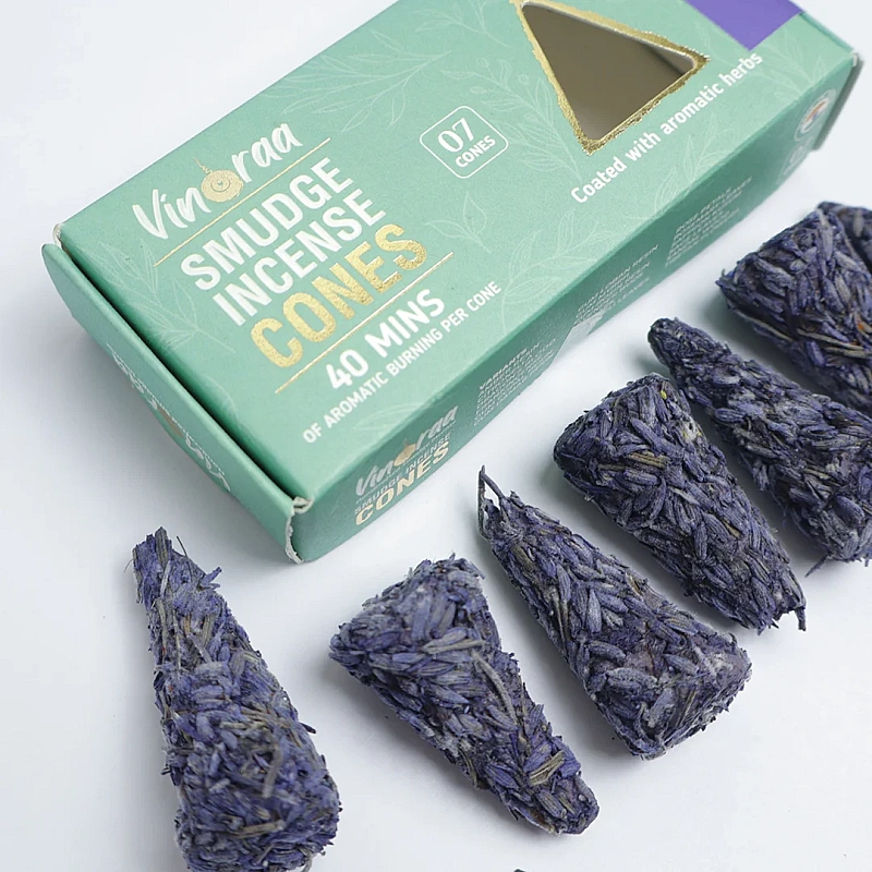 Lavender Smudge Incense Cones