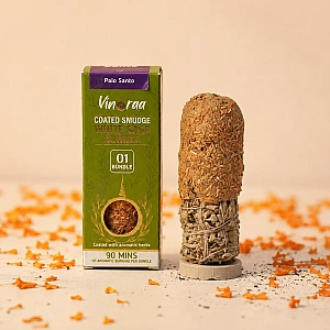 Palo Santo Coated Smudge White Sage Bundle