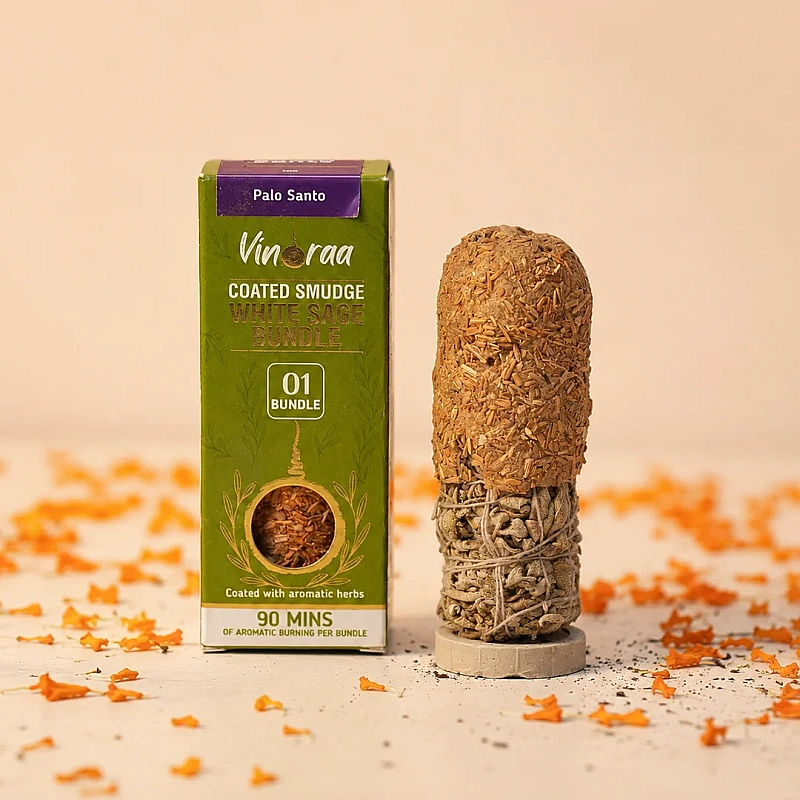 Palo Santo Coated Smudge White Sage Bundle