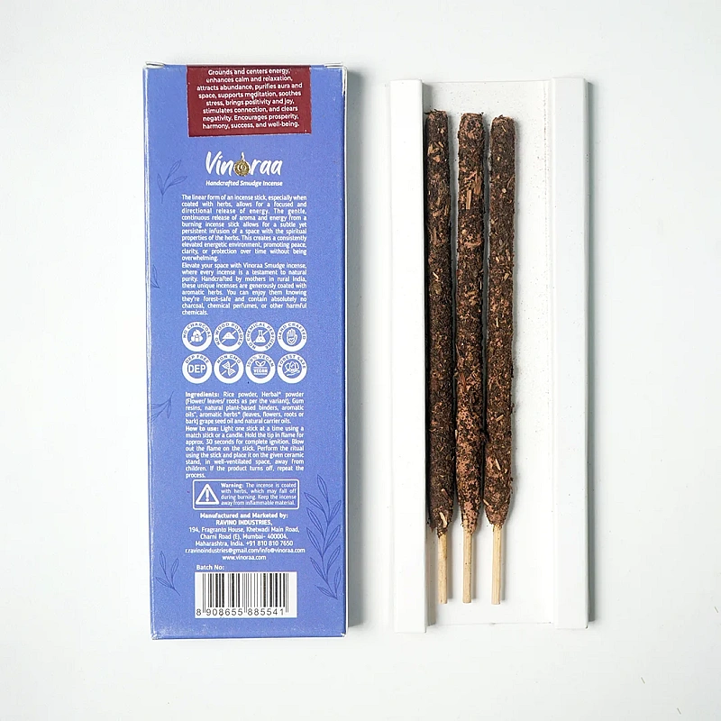 Patchouli Leaves Botanical Smudge Incense Thick Stick