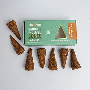 Saffron Smudge Incense Cones