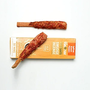 Safron Kusum Flower Palo Santo Smudge Incense