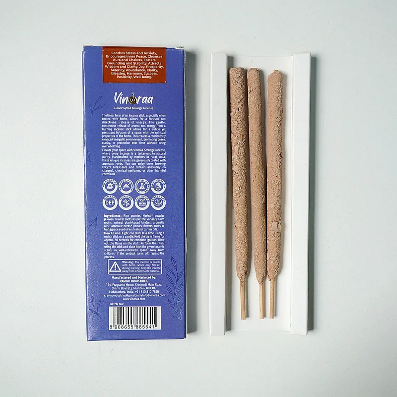 Sandal Wood Botanical Smudge Incense Thick Stick
