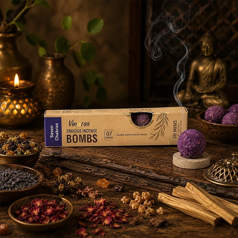Seven Chakras Smudge Incense Bomb