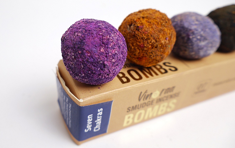 Seven Chakras Smudge Incense Bomb