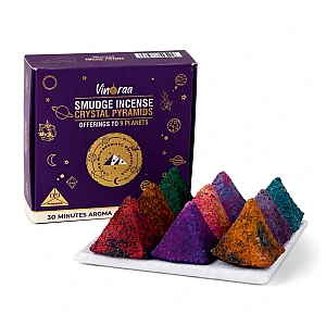 Smudge Incense Crystal Pyramid