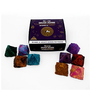 Smudge Incense Crystal Pyramid