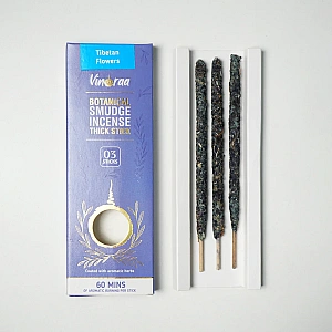 Tibetan Flowers Botanical Smudge Incense Thick Stick