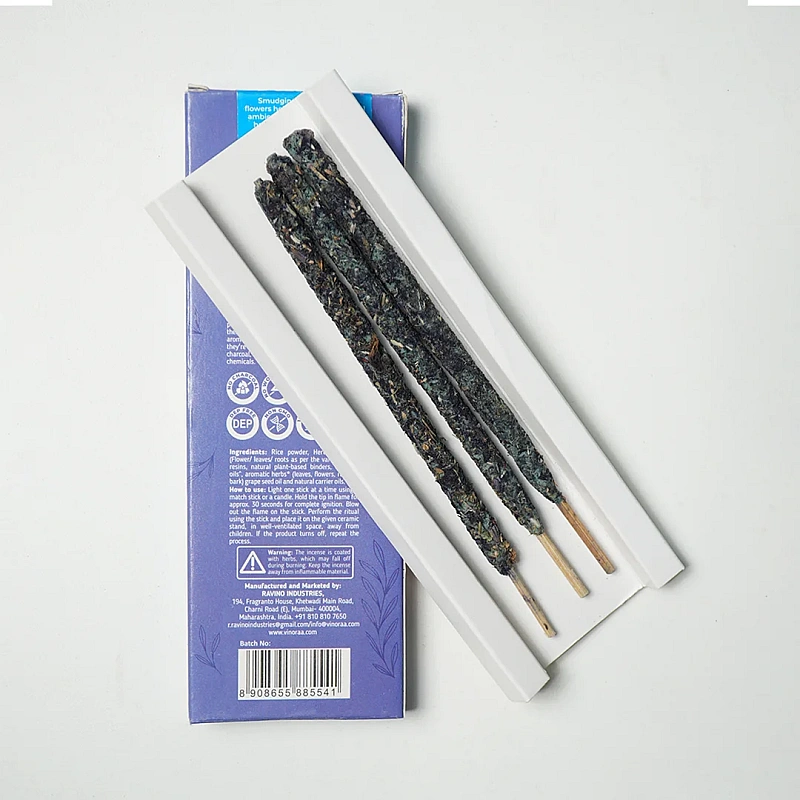 Tibetan Flowers Botanical Smudge Incense Thick Stick