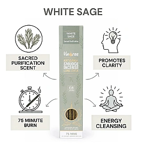 White Sage Smudge Incense Stick