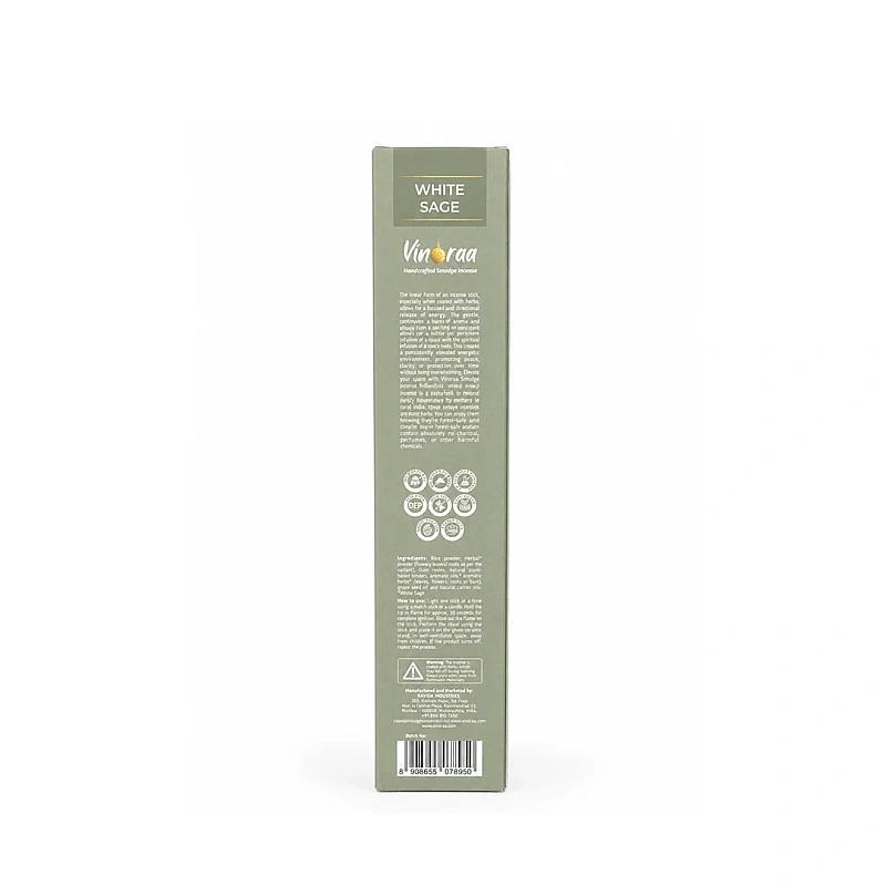 White Sage Smudge Incense Stick