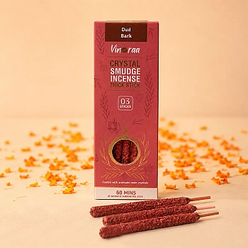 Oud Bark Crystal Smudge Incense Thick Stick Manufacturer & Exporter in India