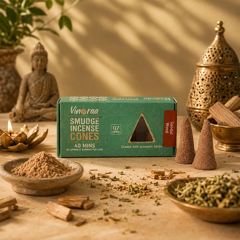 Sandalwood Smudge Incense Cones